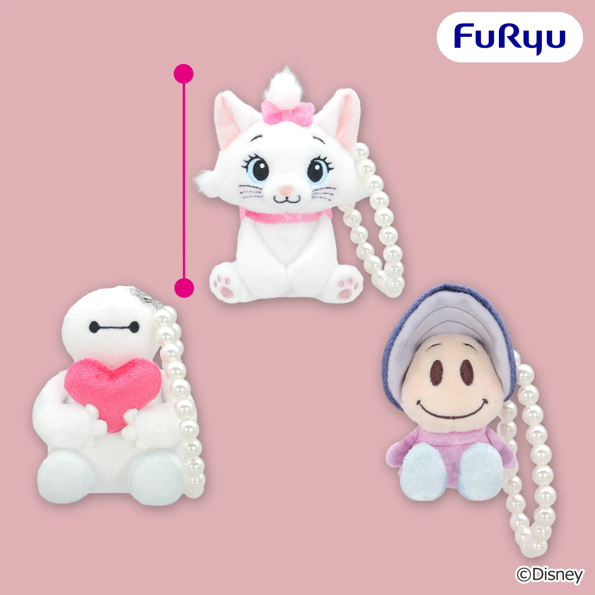 ディズニーキャラクター パールビーズマスコット